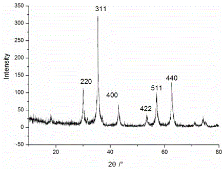 Ferric oxide nano-cluster mimic enzyme, preparation method and method for rapid detection of lactic acid