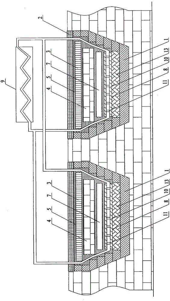 Elimination-type coke oven waste heat recovery and power generation system based on efficient drive power circuit