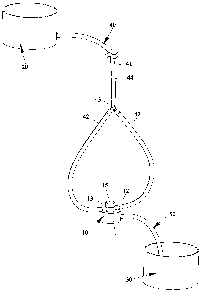 Automatic energy-saving gluing device for horn production