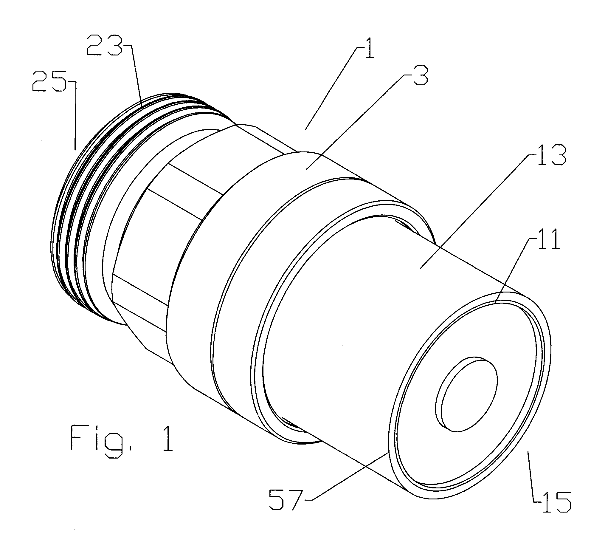 Insertion Coupling Coaxial Connector