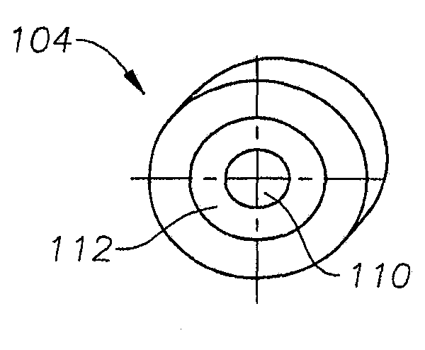 Endoillumination using decentered fiber launch