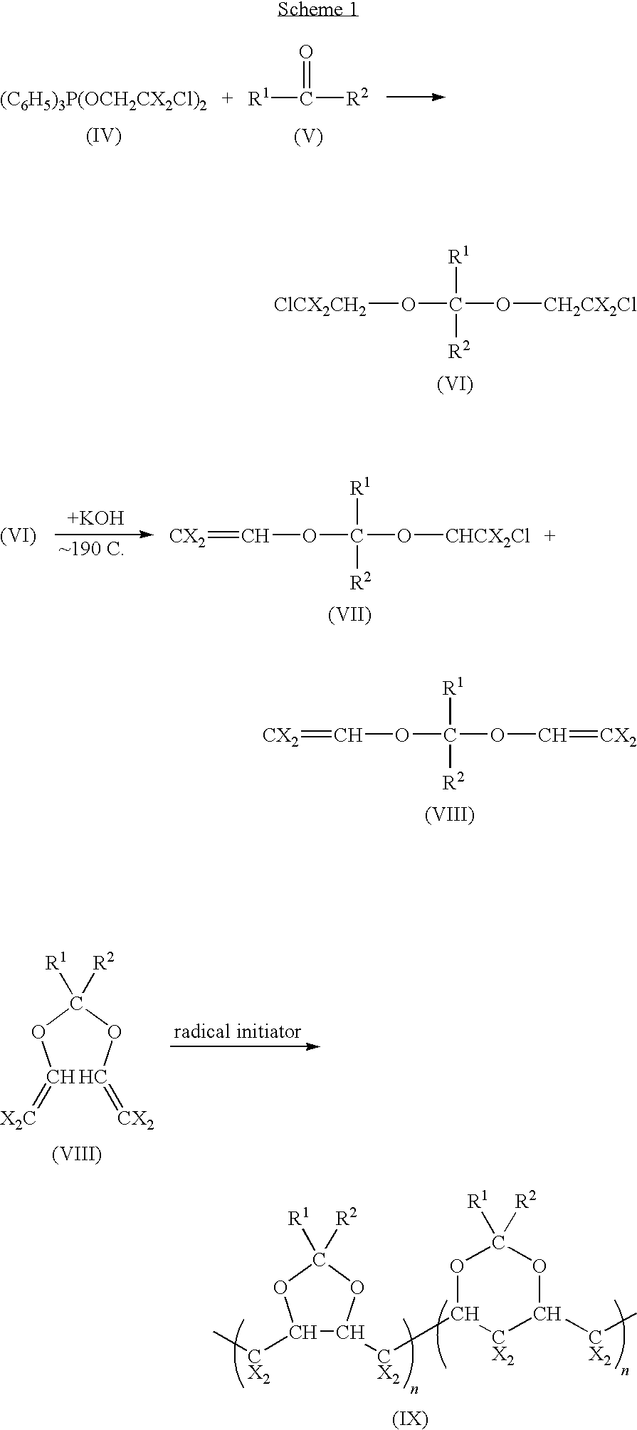 Polymeric fluorinated dioxole and medical devices comprising same