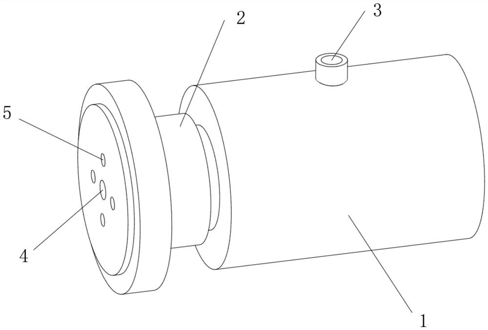 Hydraulic rotary joint for excavator rotation