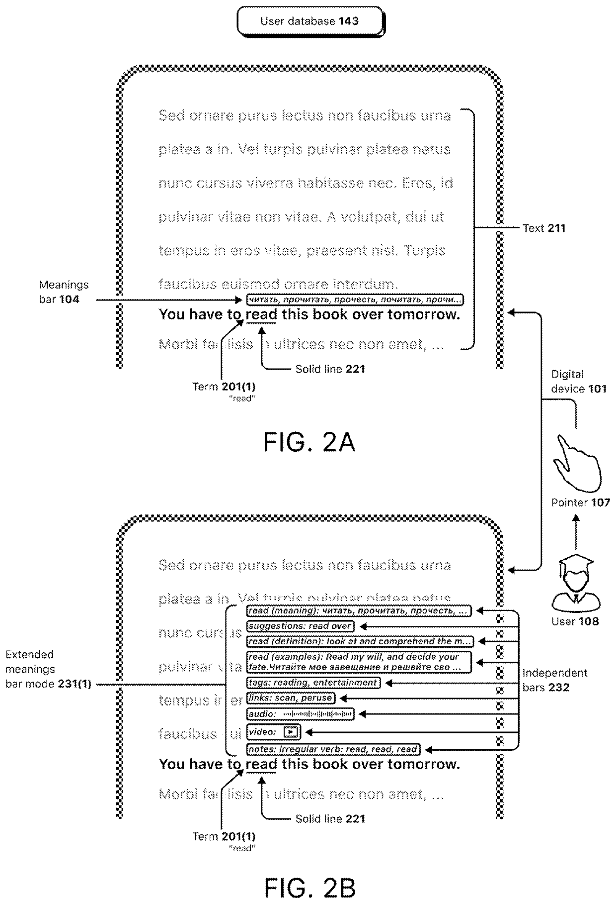 System and method for electronic text display