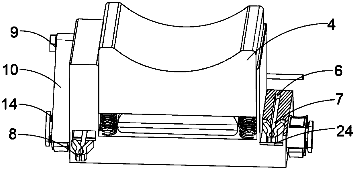 Integrated composite pillow special for ultrasonic department