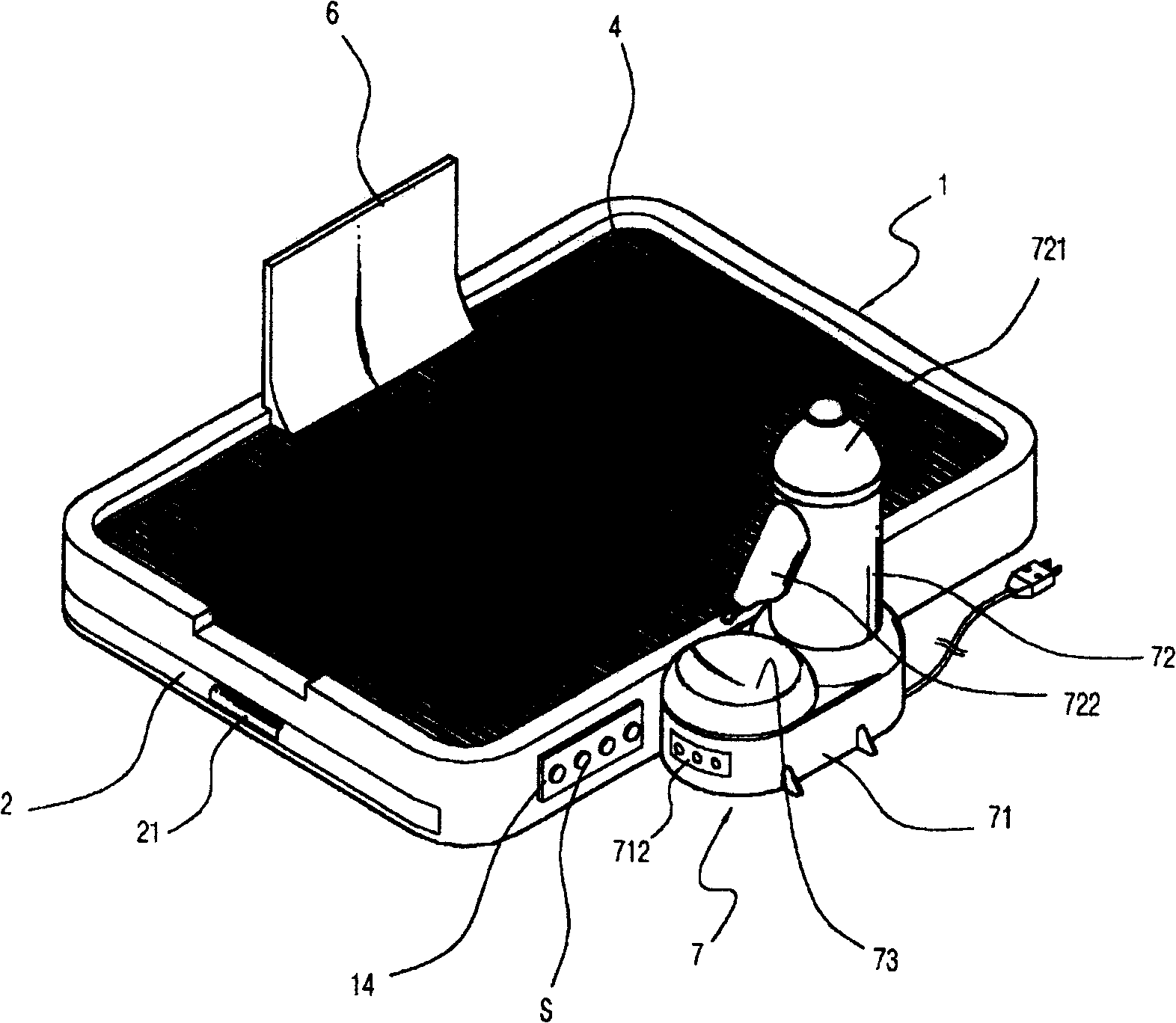 Evacuation cleaning apparatus for pet