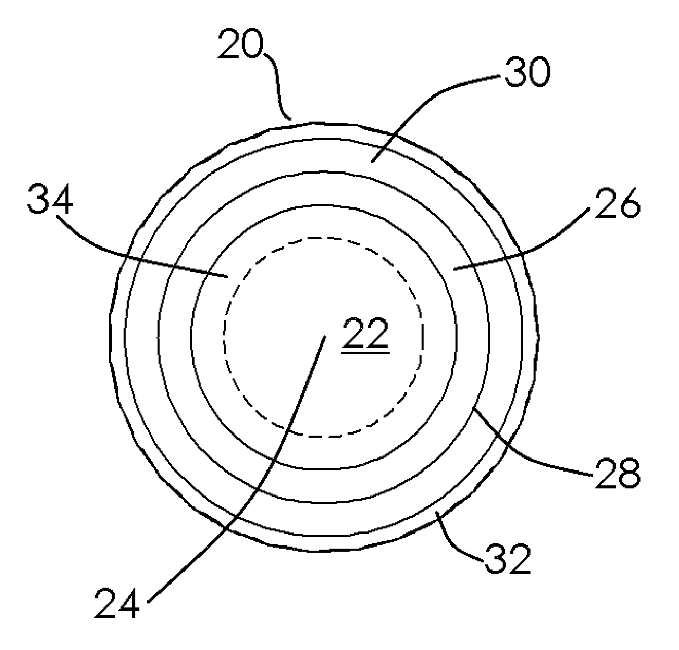 Golf ball core with soft outer transition volume and negative hardness gradient