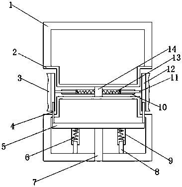 Acoustical equipment with anti-fall protection device
