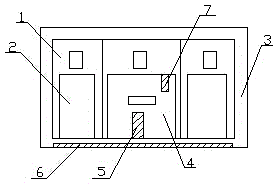 Novel movable-type switch cabinet