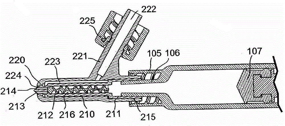 Medical applicator with compressed gas assist