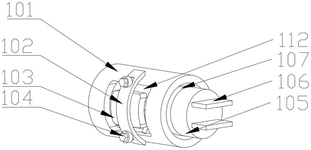 Robot connecting mechanism convenient to disassemble and assemble