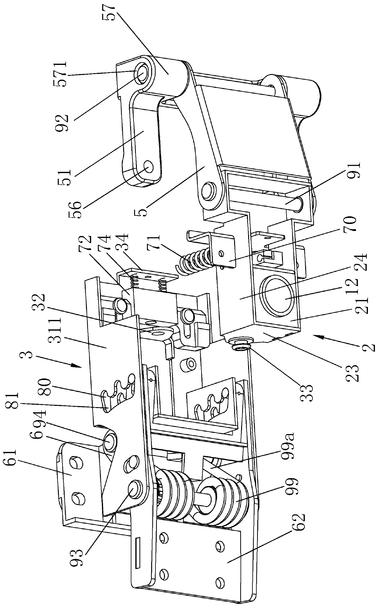 Full-dynamic seat back synchronous linkage device