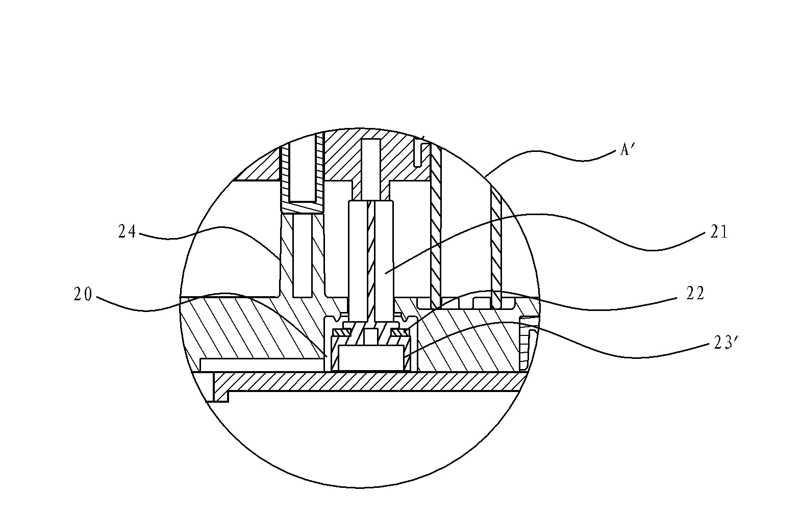 Flushing device with pressure releasing function