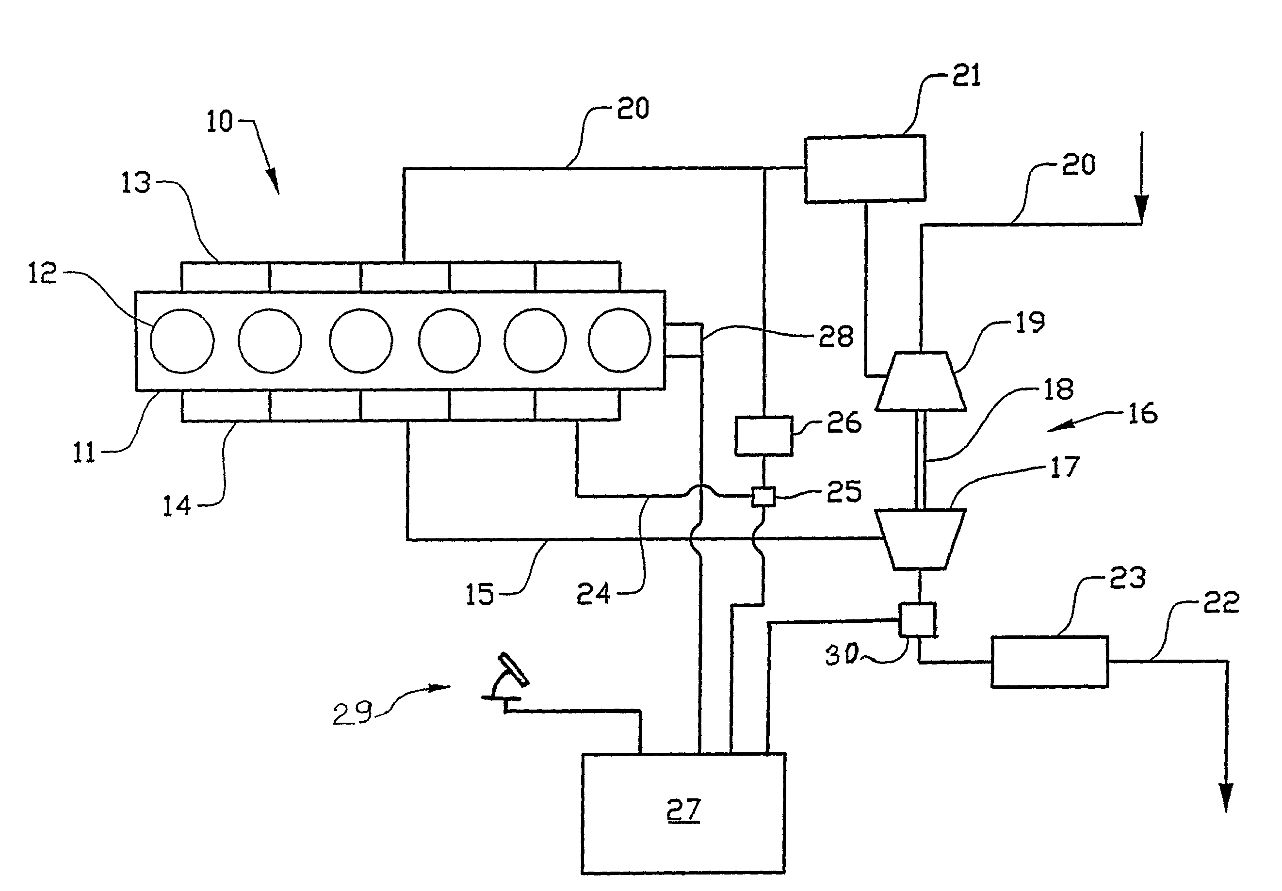 Method for internal combustion engine with exhaust recirculation
