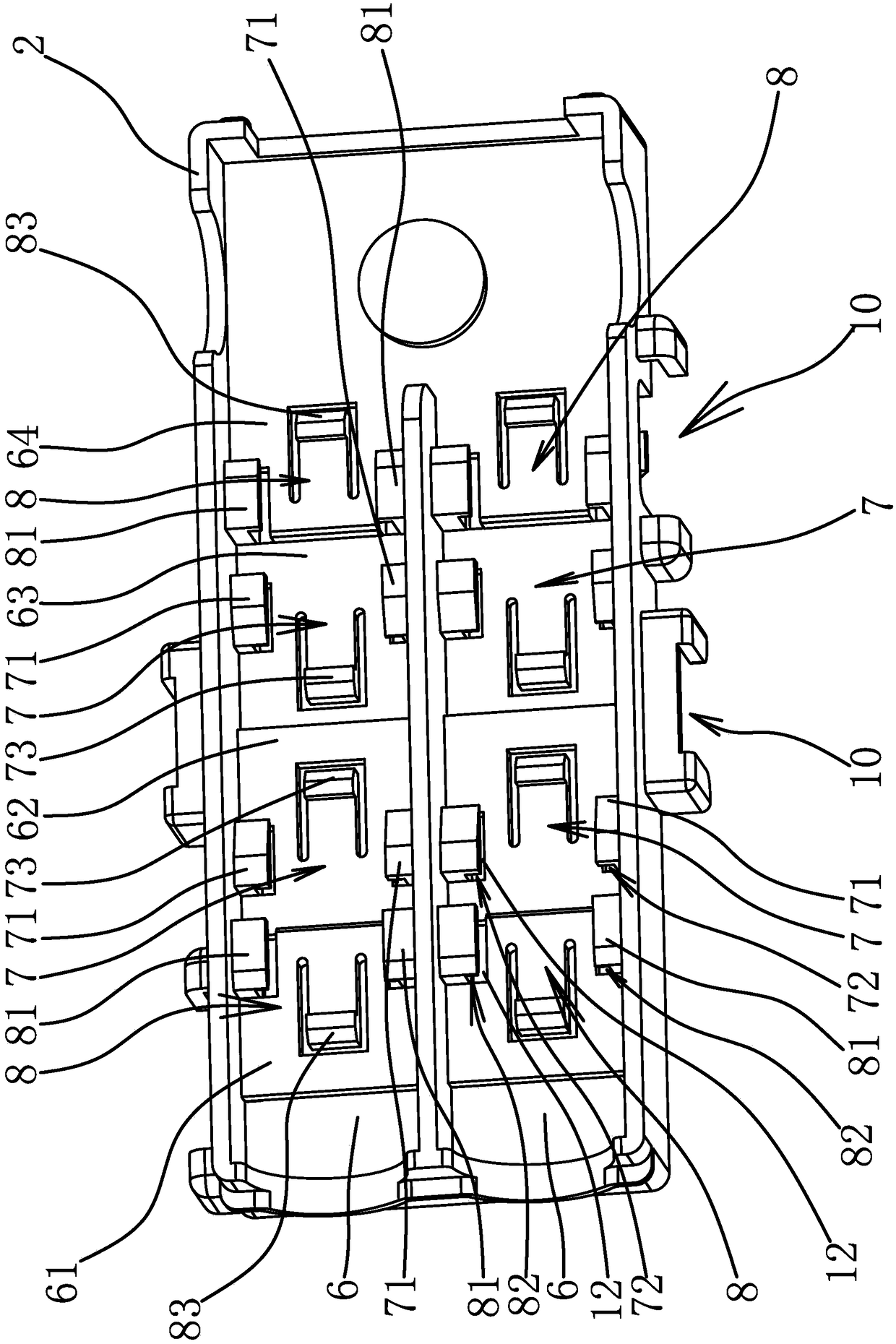 A fuse box for a car