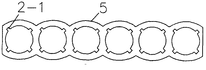 Internal and external molded wood-bamboo hollow plate and manufacturing method thereof