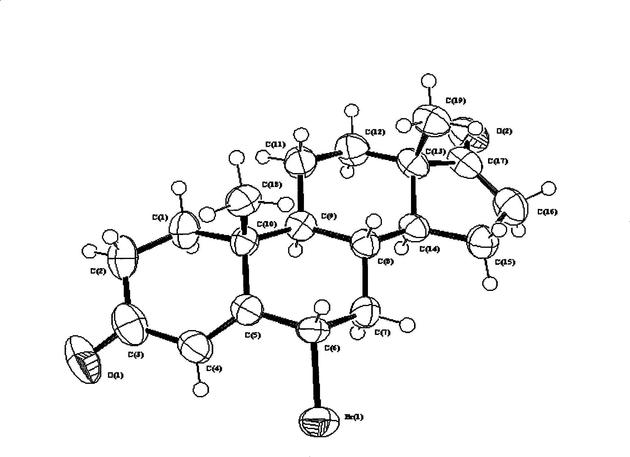 High-efficiency synthesis method of 6 alpha-bromo-carboxyandrost-4-ene-3,17-dione