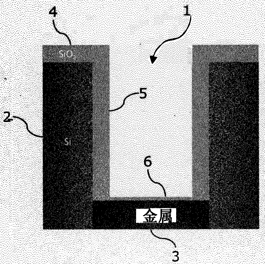 Method for depositing an insulating material into a via