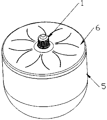 Replacement LED lamp holders, LED bulb assemblies and replacement methods for high-power incandescent lamps