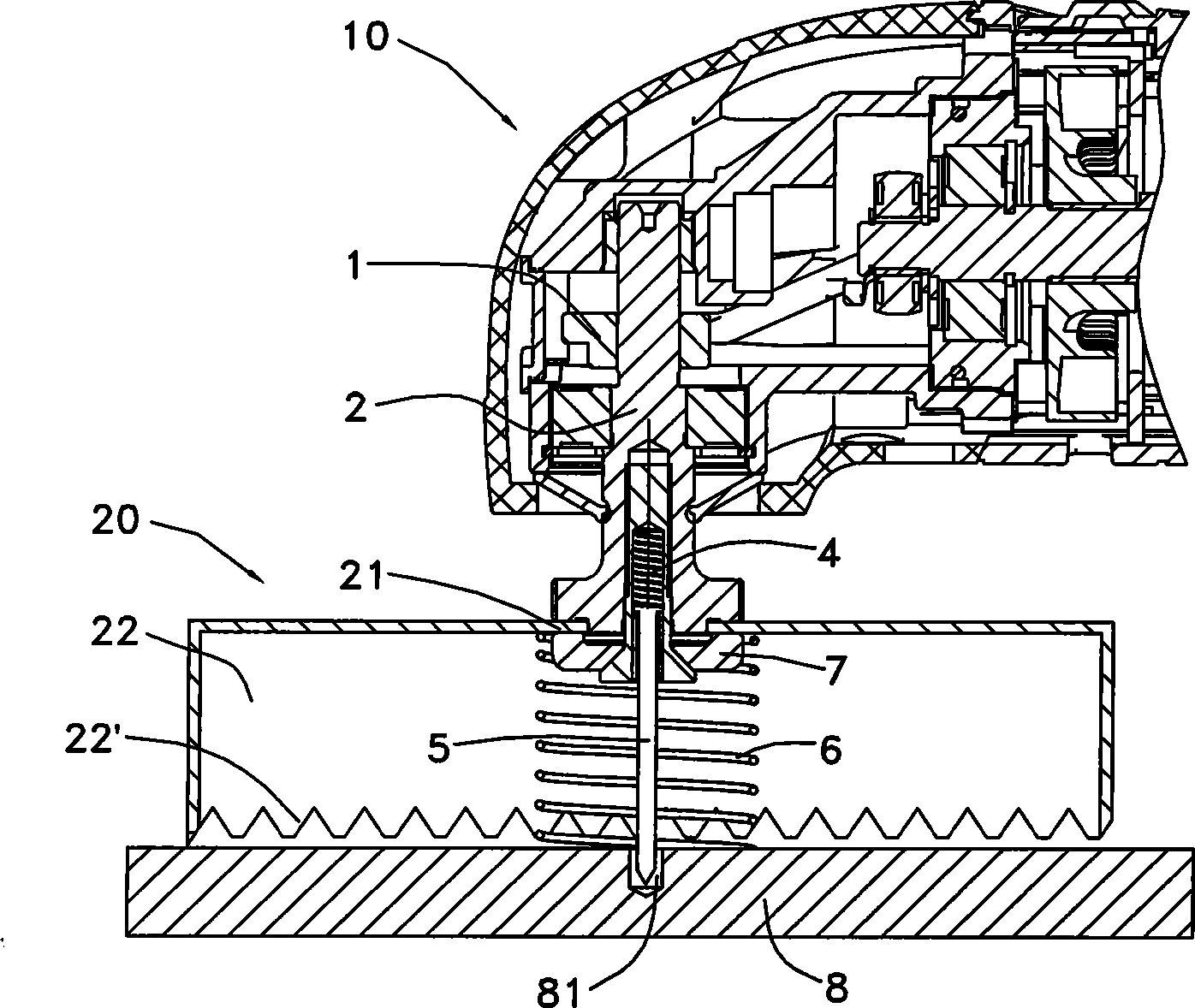 Tapper used for oscillation tool