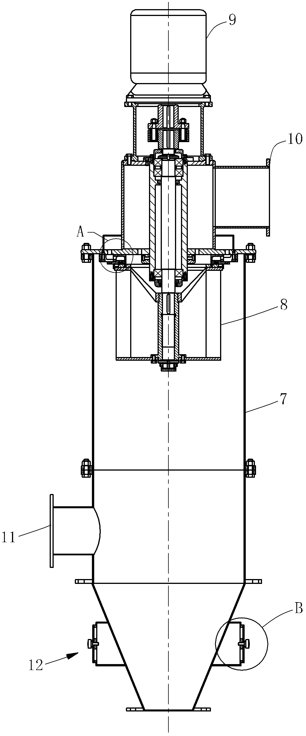 Method for classifying silicon carbide micro powder and classifying equipment of method