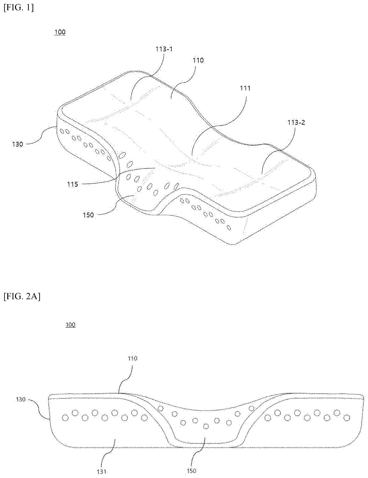 Cervical spine supporting pillow and method of manufacturing same