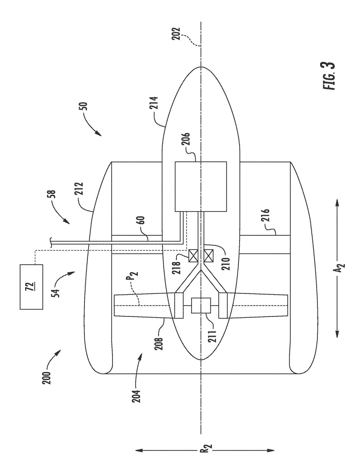 Hybrid-electric propulsion system for an aircraft