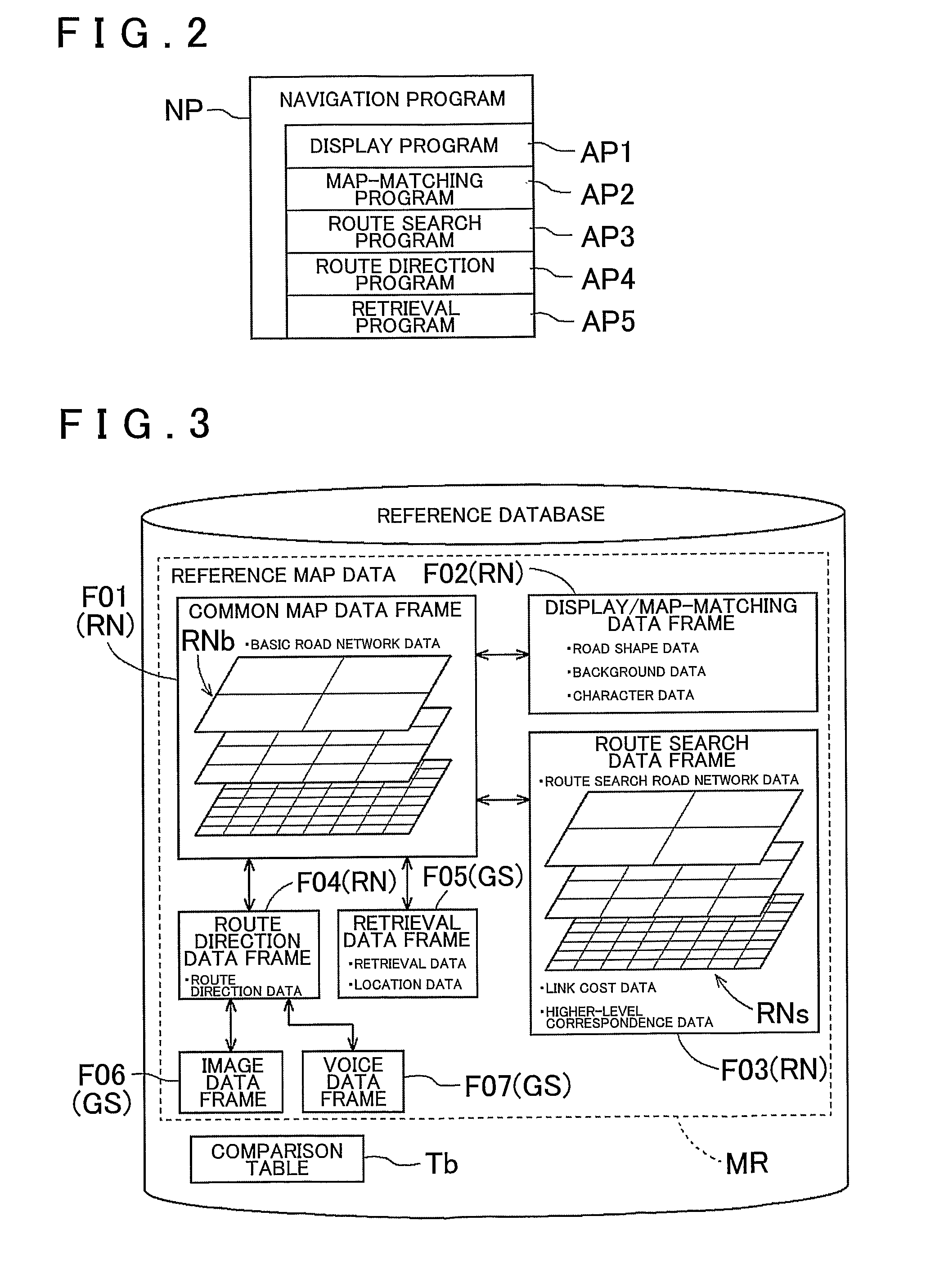 Navigation device and data update system