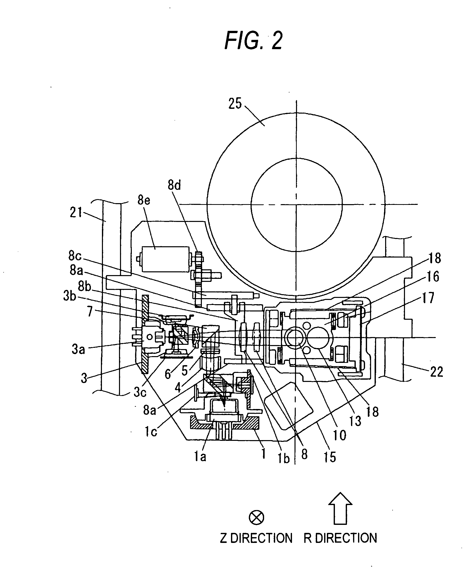 Optical pickup device, optical disk apparatus, and light-receiving unit