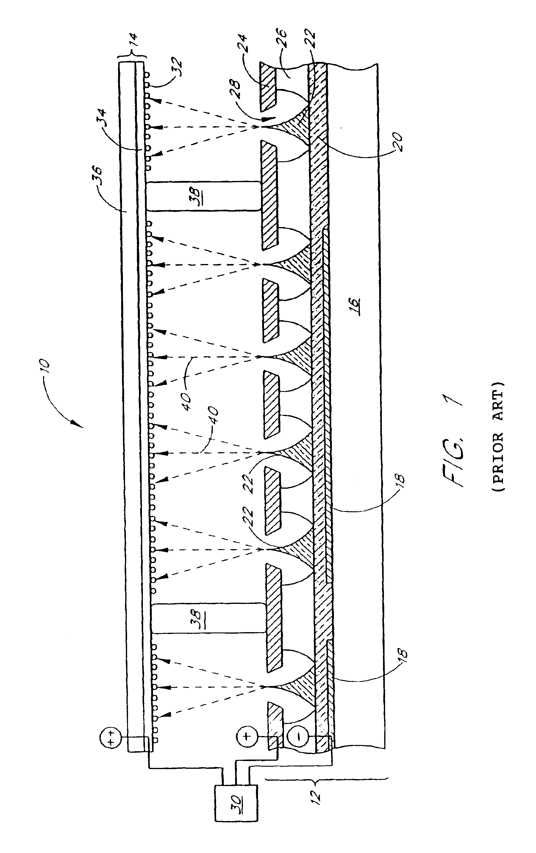 Nitrogen and phosphorus doped amorphous silicon as resistor for field emission display device baseplate