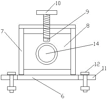 An optical cable steel strip longitudinal wrapping device