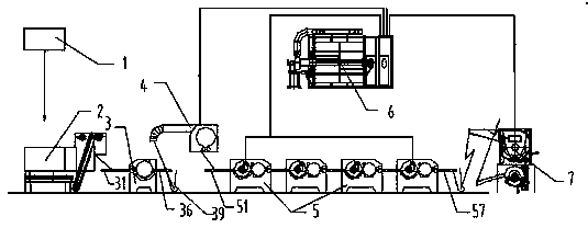 Wool vegetable matter removing device