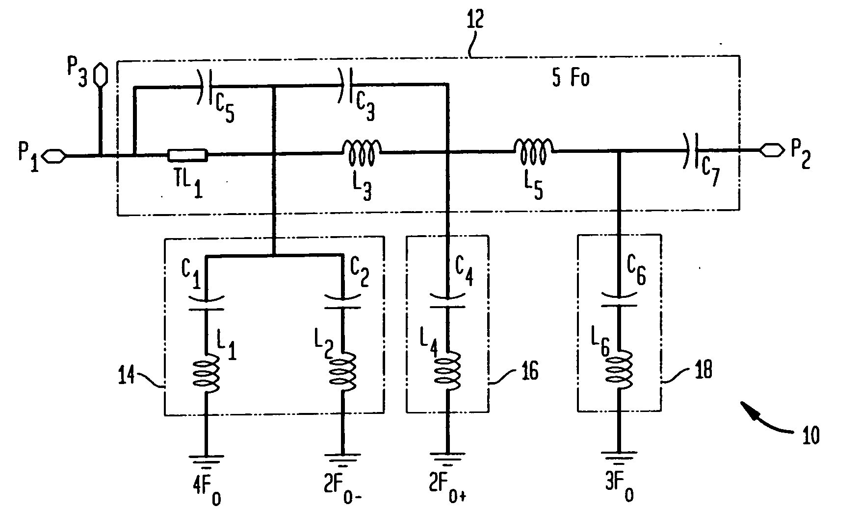 Combined matching and filter circuit