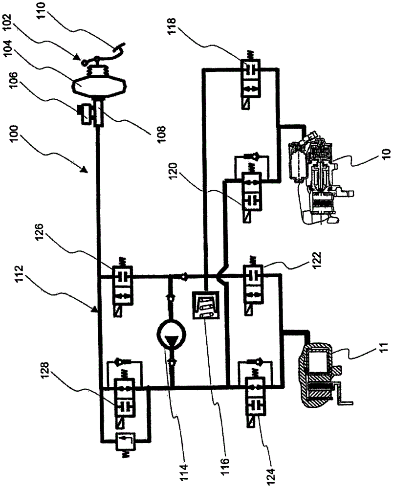 Vehicle brake system for a motor vehicle and method for controlling the vehicle brake system when the parking brake function is released