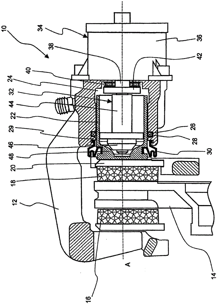 Vehicle brake system for a motor vehicle and method for controlling the vehicle brake system when the parking brake function is released