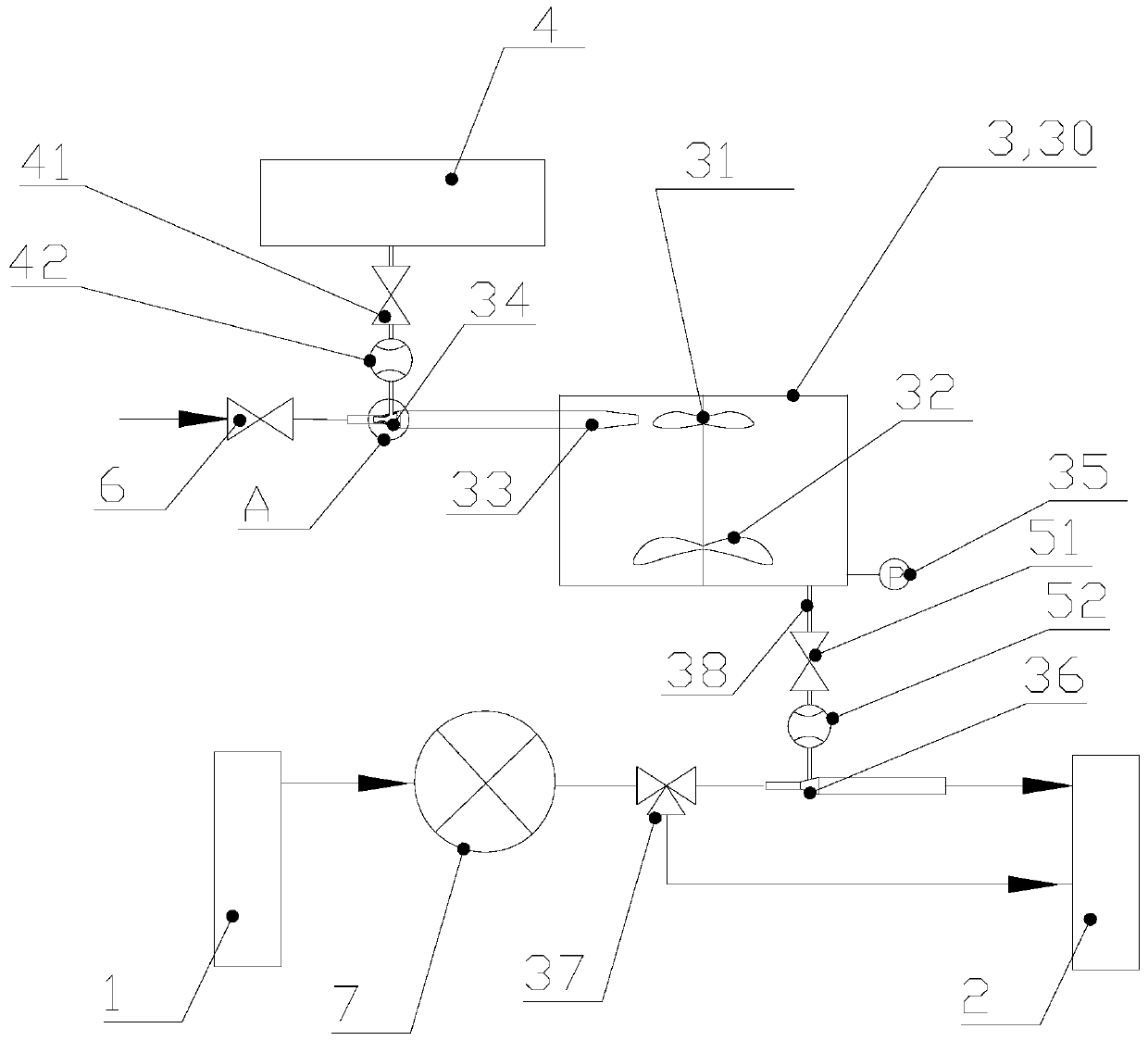 A flocculant premixing device for washing machine and washing machine