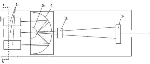 Array type wide-temperature laser module
