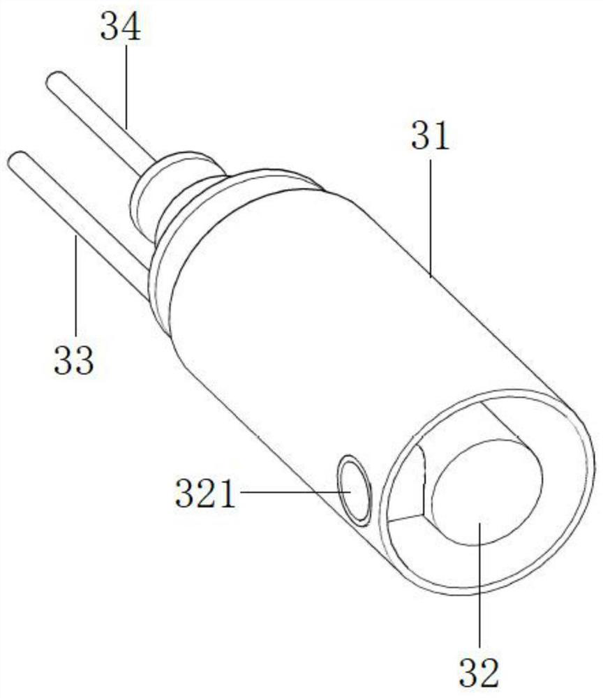 Bone cement block combined with bone cement with different parameters, and injection device of bone cement block