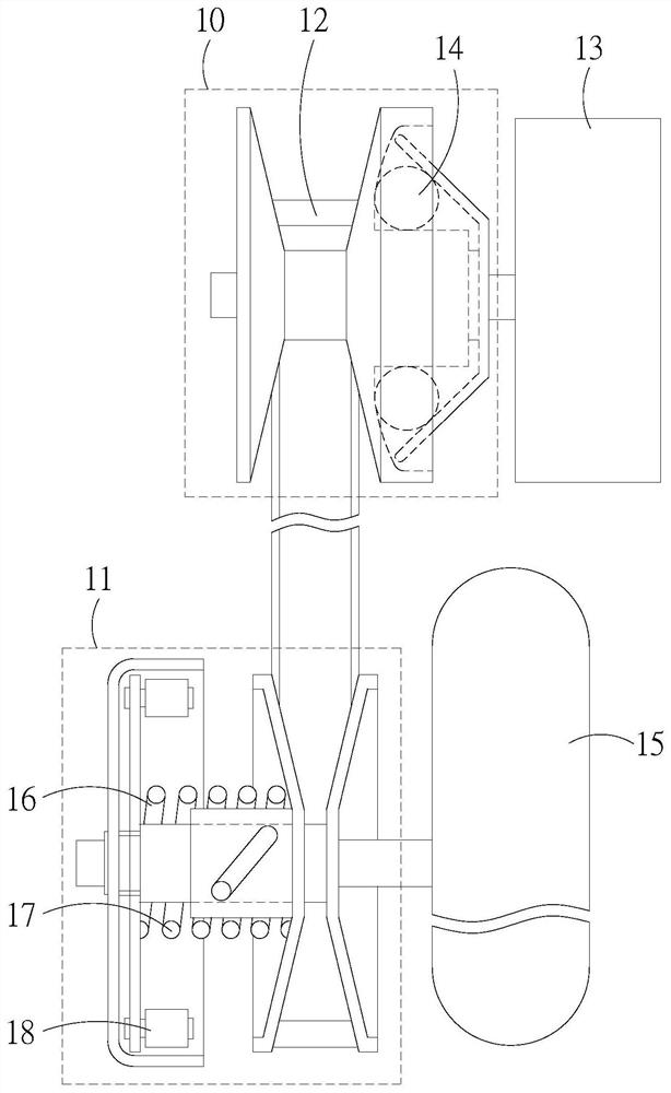 Variable transmission mechanism of electric motorcycles