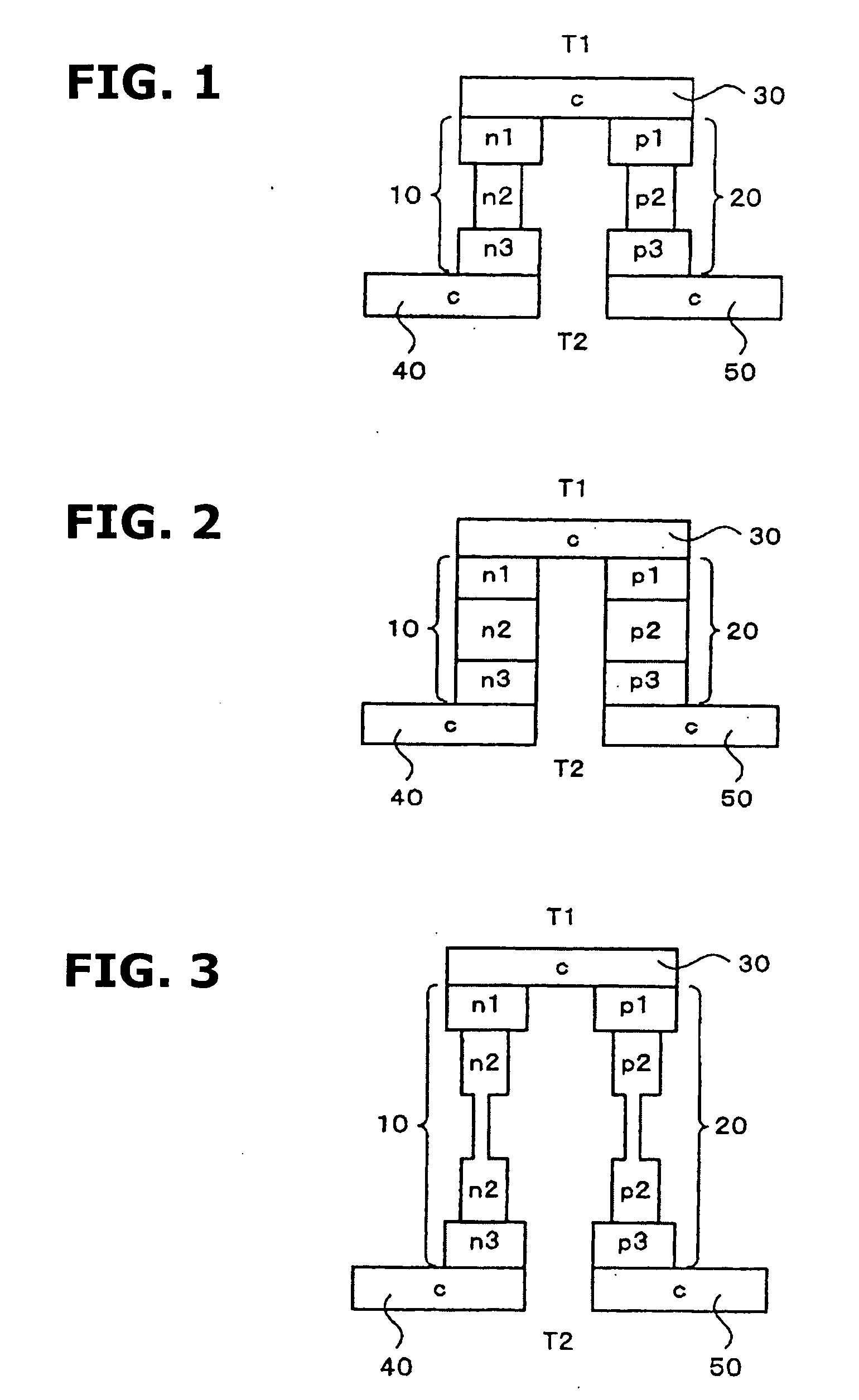 Structure of Peltier Element or Seebeck Element and Its Manufacturing Method