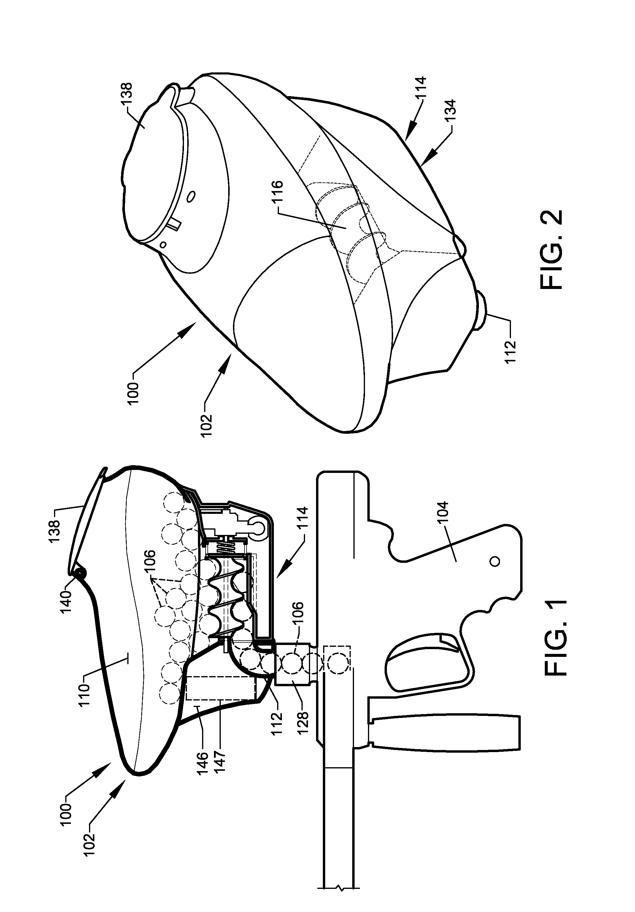 Paintball loader systems