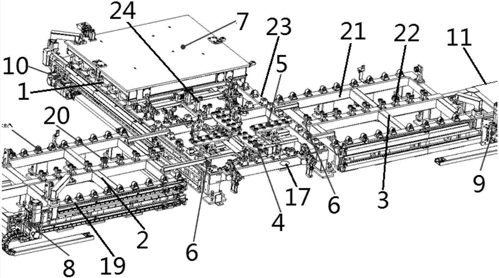 Edge covering mold switching mechanism