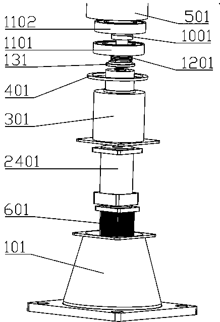 Auxiliary mechanical arm for thermal-sensitive moxibustion