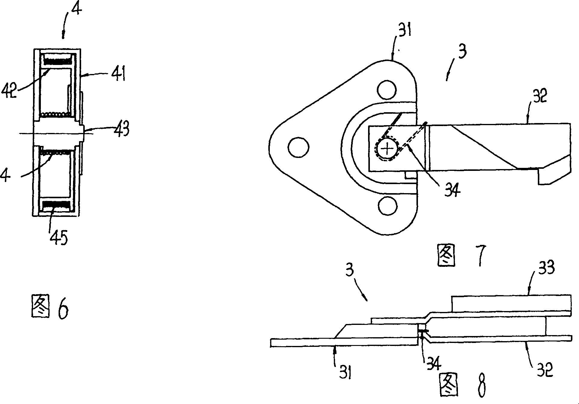 Optional stop automatic closing device of sliding mechanism