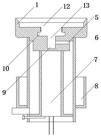 Furnace end of vaporized fuel oil combustion furnace