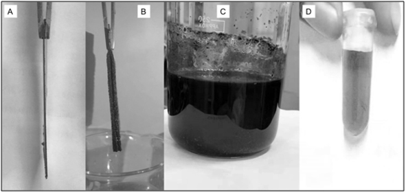 Preparation method and application of calcium hydroxide-loaded graphene aerogel composite material