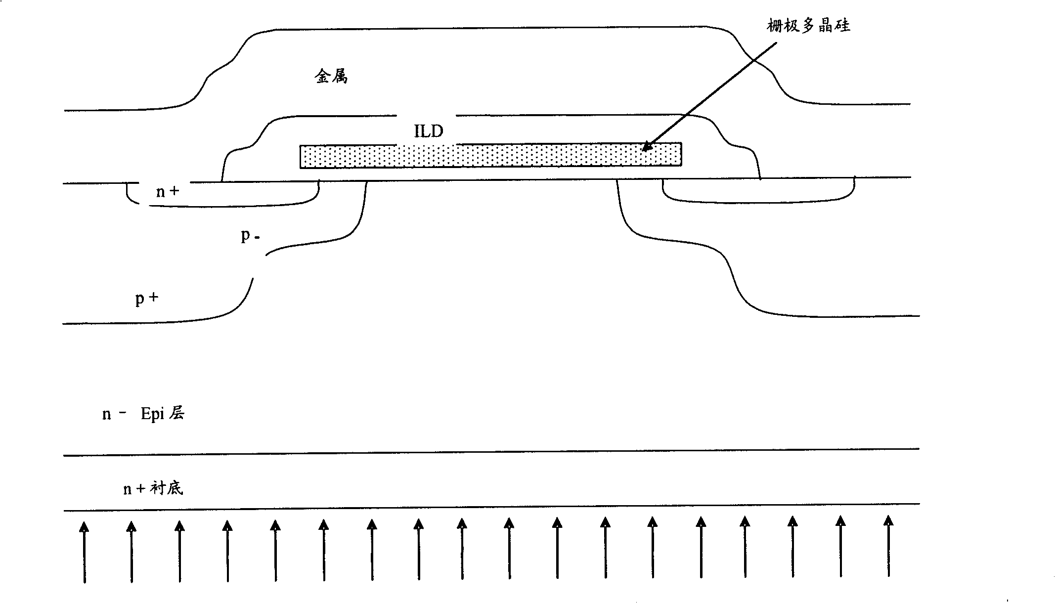 Plane double diffusion metal oxide semiconductor device and preparation method