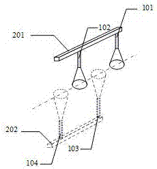 An online detection system and detection method for coating uniformity of reconstituted tobacco leaves by papermaking method