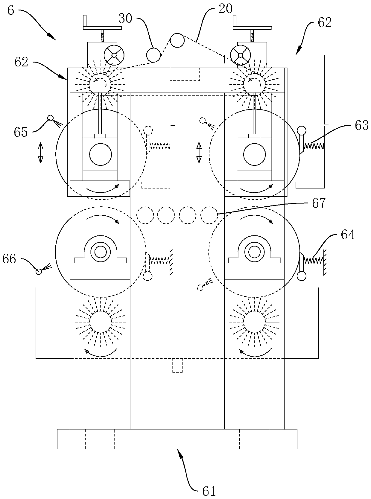 Production method of reinforced fiber slab body