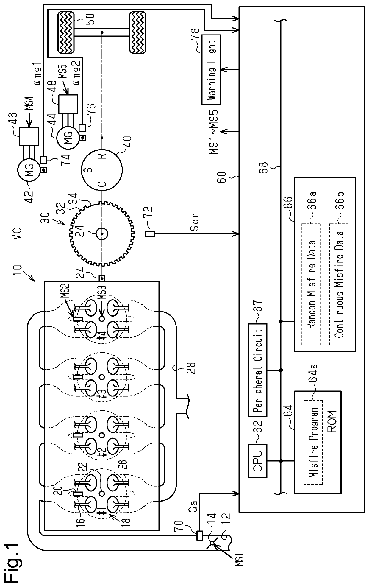 Misfire detection device for internal combustion engine, misfire detection system for internal combustion engine, data analyzer, controller for internal combustion engine, method for detecting misfire of internal combustion engine, and reception execution device